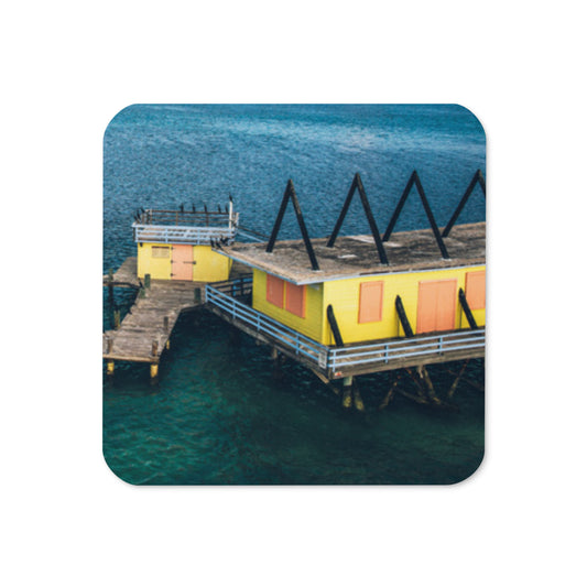 A-frame Cork Coaster